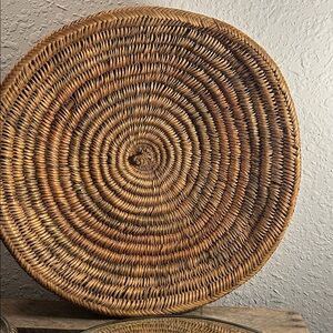 Handcrafted Southwestern Brown Woven Basket